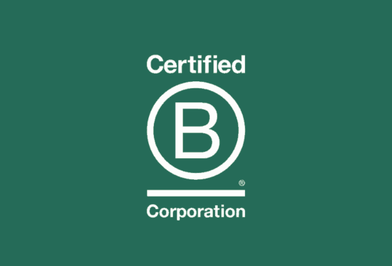 Logo di Davines e certificazione B Corp