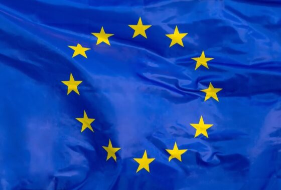 Logo di Google con sfondo europeo