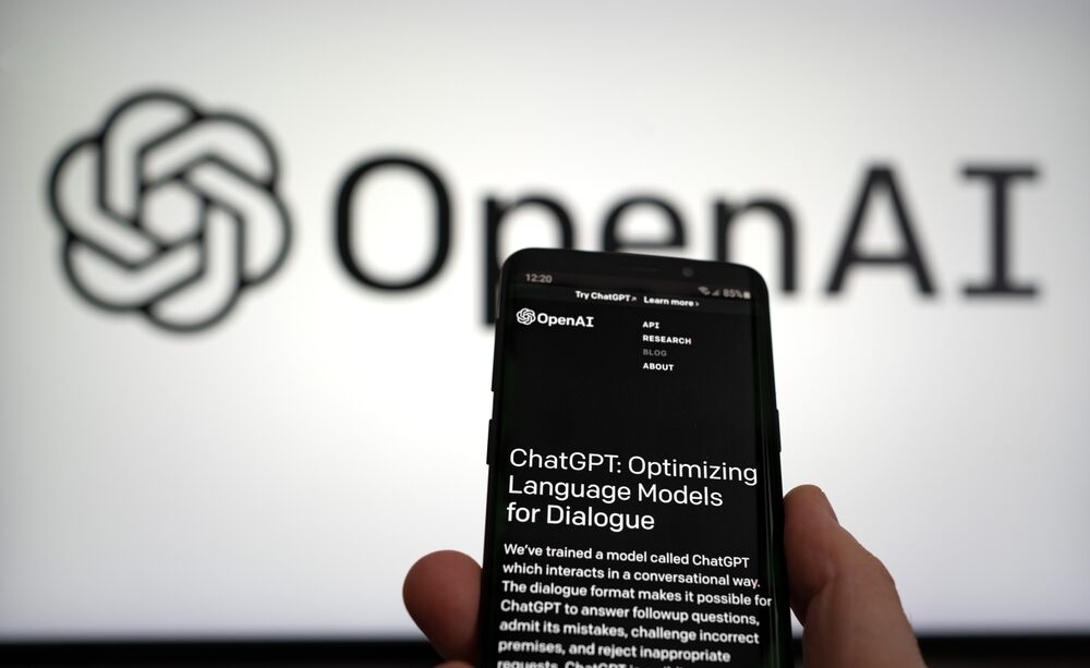 Screenshot dell'app desktop di ChatGPT con ChatGPT Voice attivo