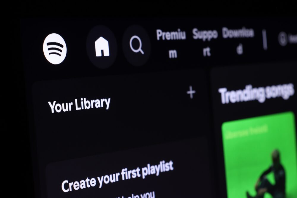 Grafico di crescita degli abbonati Spotify