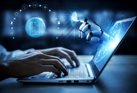 Illustrazione dell'uso dell'intelligenza artificiale nello sviluppo software